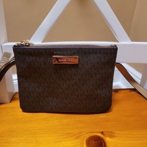 Michael Kors White Leather Crossbody Bag